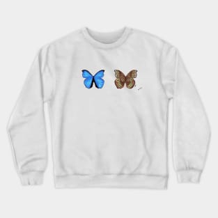 Blue Morpho Butterfly Crewneck Sweatshirt